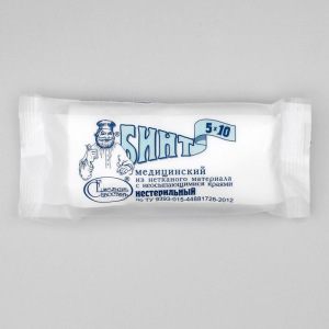 Бинт медицинский нестерильный фиксирующий из нетканого полотна, 10 х 500 см Бинт медицинский нестерильный фиксирующий из нетканого полотна, 10 х 500 см