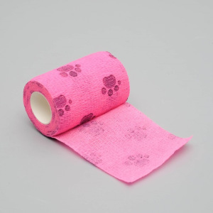 Бинт самофиксирующийся разрывной "Лапки", 7,5 см х 4,5 м, микс цветов Бинт самофиксирующийся разрывной "Лапки", 7,5 см х 4,5 м, микс цветов