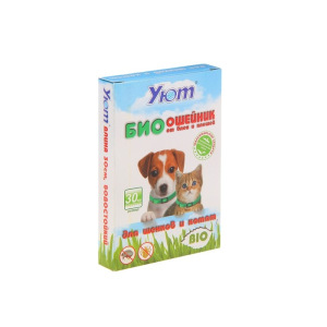 Био-ошейник для котят и щенков "Уют" от блох (длина 30 см) Био-ошейник для котят и щенков "Уют" от блох (длина 30 см)