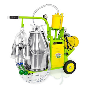 Доильный агрегат 2 в 1, 25 л, для как коров и коз, силикон Доильный агрегат 2 в 1, 25 л, для как коров и коз, силикон