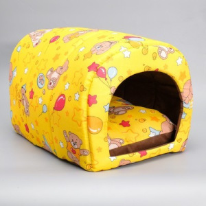 Домик-тоннель для такс 36 х 36 х 58 см микс цветов Домик-тоннель для такс 36 х 36 х 58 см микс цветов