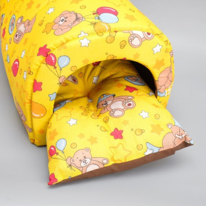 Домик-тоннель для такс 36 х 36 х 58 см микс цветов Домик-тоннель для такс 36 х 36 х 58 см микс цветов