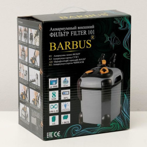 Фильтр BARBUS выносной FILTER 101 650л/ч, 8 Вт с комплектом базовых наполнителей Фильтр BARBUS выносной FILTER 101 650л/ч, 8 Вт с комплектом базовых наполнителей