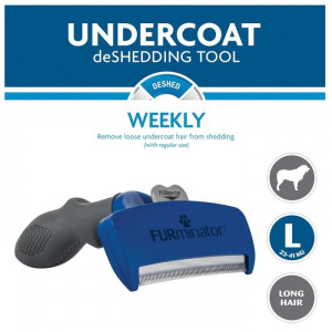 Фурминатор FURminator L для крупных собак с длинной шерстью Фурминатор FURminator L для крупных собак с длинной шерстью