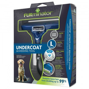 Фурминатор FURminator L для крупных собак с длинной шерстью Фурминатор FURminator L для крупных собак с длинной шерстью