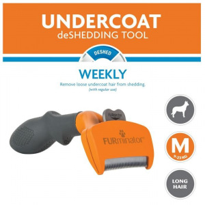 Фурминатор FURminator M для средних собак с длинной шерстью Фурминатор FURminator M для средних собак с длинной шерстью