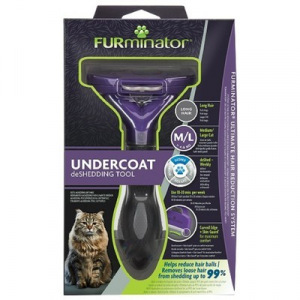 Фурминатор FURminator M/L для больших кошек c длинной шерстью Фурминатор FURminator M/L для больших кошек c длинной шерстью