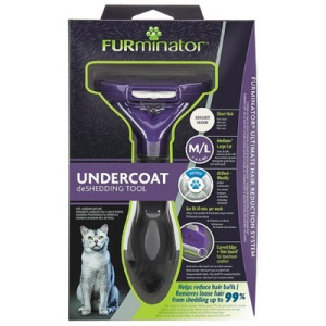 Фурминатор FURminator M/L для больших кошек c короткой шерстью Фурминатор FURminator M/L для больших кошек c короткой шерстью