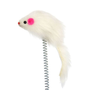 Игровой комплекс для кошек с гофрокогтеточкой, мышью на пружине и 2 шариками, микс Игровой комплекс для кошек с гофрокогтеточкой, мышью на пружине и 2 шариками, микс