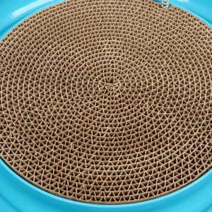 Игровой комплекс для кошек с гофрокогтеточкой, мышью на пружине и 2 шариками, микс Игровой комплекс для кошек с гофрокогтеточкой, мышью на пружине и 2 шариками, микс