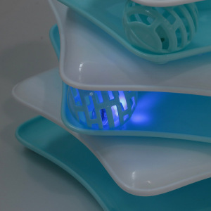 Игровой комплекс "Пирамида" с большой мышью 7,5 см и 3 шариками (1 светящийся), микс цветов 39375 Игровой комплекс "Пирамида" с большой мышью 7,5 см и 3 шариками (1 светящийся), микс цветов 39375