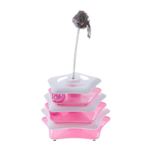 Игровой комплекс "Пирамида" с большой мышью 7,5 см и 3 шариками (1 светящийся), микс цветов 39375 Игровой комплекс "Пирамида" с большой мышью 7,5 см и 3 шариками (1 светящийся), микс цветов 39375