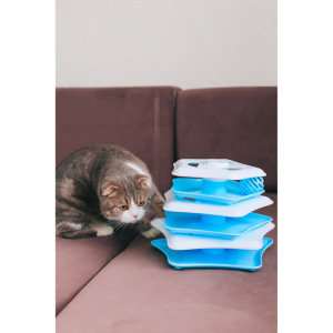 Игровой комплекс "Пирамида" с большой мышью 7,5 см и 3 шариками (1 светящийся), микс цветов 39375 Игровой комплекс "Пирамида" с большой мышью 7,5 см и 3 шариками (1 светящийся), микс цветов 39375