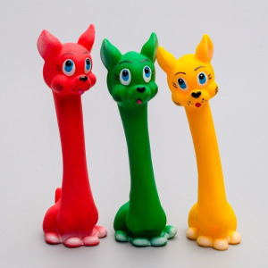 Игрушка-гантель "Кошка", 20 см, микс Игрушка-гантель "Кошка", 20 см, микс