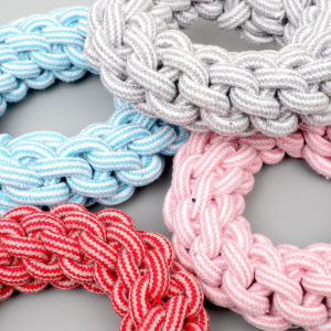 Игрушка канатная "Кольцо", 250 г, до 20 см, микс цветов Игрушка канатная "Кольцо", 250 г, до 20 см, микс цветов