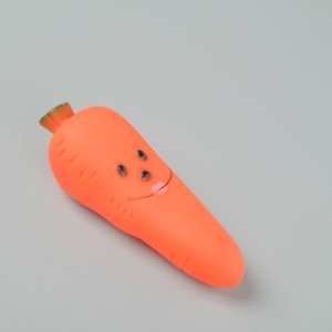 Игрушка пищащая "Морковка" для собак, 12 см, оранжевая Игрушка пищащая "Морковка" для собак, 12 см, оранжевая