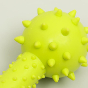 Игрушка жевательная "Грозная гантель", 15 см, зелёная Игрушка жевательная "Грозная гантель", 15 см, зелёная