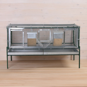 Клетка, 125 × 70 × 70 см, с поддоном, металлическая Клетка, 125 × 70 × 70 см, с поддоном, металлическая