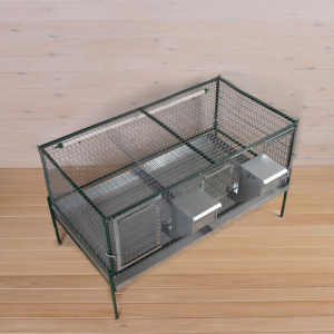 Клетка, 125 × 70 × 70 см, с поддоном, металлическая Клетка, 125 × 70 × 70 см, с поддоном, металлическая