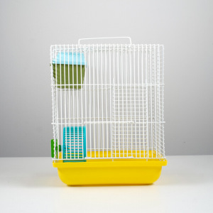 Клетка 2-х этажная для джунгариков Зооник, 22,5 х 16,5 х 28 см, микс цветов Клетка 2-х этажная для джунгариков Зооник, 22,5 х 16,5 х 28 см, микс цветов