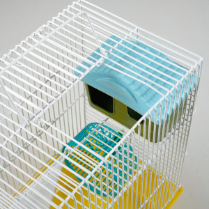 Клетка 2-х этажная для джунгариков Зооник, 22,5 х 16,5 х 28 см, микс цветов Клетка 2-х этажная для джунгариков Зооник, 22,5 х 16,5 х 28 см, микс цветов