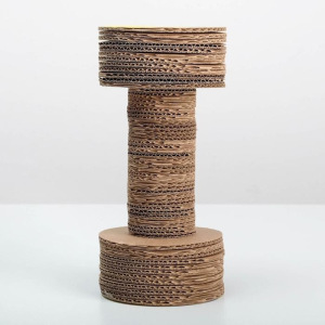 Когтеточка из картона с кошачьей мятой «Кото-ЗОЖ», гантель Когтеточка из картона с кошачьей мятой «Кото-ЗОЖ», гантель