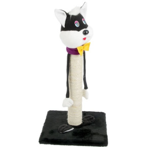 Когтеточка на подставке "Кошка" Зооник, 34 х 34 х 65 см, сизаль Когтеточка на подставке "Кошка" Зооник, 34 х 34 х 65 см, сизаль