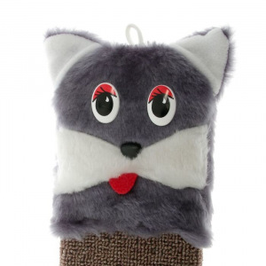 Когтеточка "Кошка", 51 х 11 х 30 см, ковролин, микс Когтеточка "Кошка", 51 х 11 х 30 см, ковролин, микс