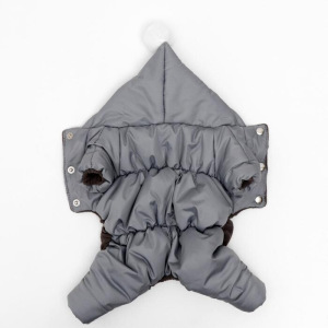 Комбинезон для собак с помпоном, размер 2XL (ДС 34-36 см, ОШ 34-36 см, ОГ 44-48 см) Комбинезон для собак с помпоном, размер 2XL (ДС 34-36 см, ОШ 34-36 см, ОГ 44-48 см)