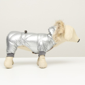 Комбинезон "Мальчик" с утяжкой, размер 8 (ДС 23 см, ОГ 30, ОШ 22 см), серебряный Комбинезон "Мальчик" с утяжкой, размер 8 (ДС 23 см, ОГ 30, ОШ 22 см), серебряный