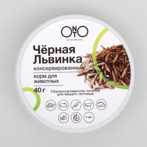 Консервированный корм ONTO для животных, чёрная львинка, 40 г Консервированный корм ONTO для животных, чёрная львинка, 40 г