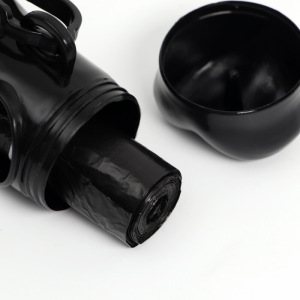 Контейнер-косточка с мешками для уборки (рулон 15 пакетов 29х21 см), чёрный Контейнер-косточка с мешками для уборки (рулон 15 пакетов 29х21 см), чёрный