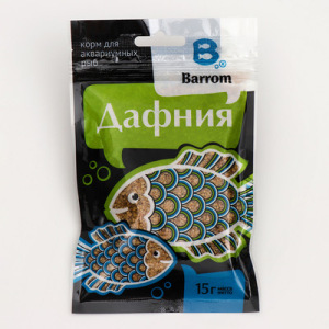 Корм для рыб Barrom дафния, 15 г Корм для рыб Barrom дафния, 15 г