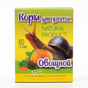 Корм для улиток овощной, 60 г Корм для улиток овощной, 60 г