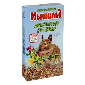 Корм "Мышильд" для дегу, основной рацион, коробка, 500 г Корм "Мышильд" для дегу, основной рацион, коробка, 500 г