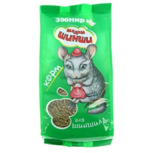 Корм "ЗООМИР Мадам Шинши" для шиншилл, 800 г Корм "ЗООМИР Мадам Шинши" для шиншилл, 800 г