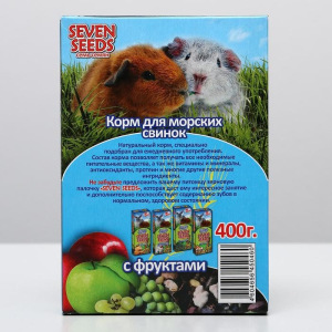 Корм Seven Seeds Special для морских свинок, с фруктами, 400 г Корм Seven Seeds Special для морских свинок, с фруктами, 400 г