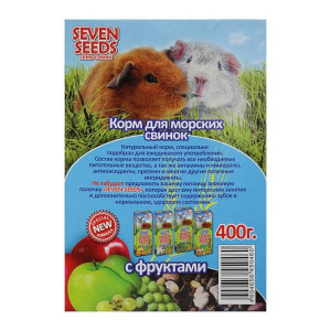Корм Seven Seeds Special для морских свинок, с фруктами, 400 г Корм Seven Seeds Special для морских свинок, с фруктами, 400 г