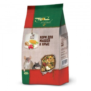 Корм Triol для мышей и крыс, 450 г Корм Triol для мышей и крыс, 450 г
