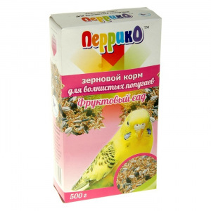 Корм зерновой "Перрико. Фруктовый сад" для волнистых попугаев, коробка 500 г Корм зерновой "Перрико. Фруктовый сад" для волнистых попугаев, коробка 500 г