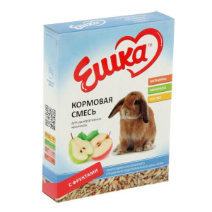 Кормовая смесь «Ешка» для декоративных кроликов, с фруктами, 450 г Кормовая смесь «Ешка» для декоративных кроликов, с фруктами, 450 г