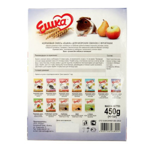 Кормовая смесь «Ешка» для морских свинок с фруктами, 450 г Кормовая смесь «Ешка» для морских свинок с фруктами, 450 г