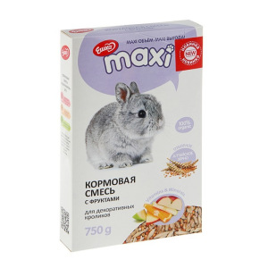 Кормовая смесь «Ешка MAXI» для кроликов, с фруктами, 750 г Кормовая смесь «Ешка MAXI» для кроликов, с фруктами, 750 г