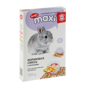 Кормовая смесь «Ешка MAXI» для кроликов, с фруктами, 750 г Кормовая смесь «Ешка MAXI» для кроликов, с фруктами, 750 г