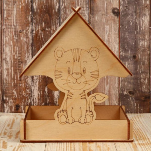 Кормушка для птиц «Новогодний Тигр», 18 × 16 × 15 см, Greengo, «Символ года 2022» Кормушка для птиц «Новогодний Тигр», 18 × 16 × 15 см, Greengo, «Символ года 2022»