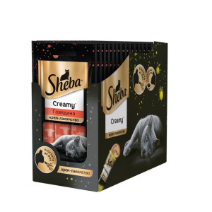 Крем-лакомство Sheba для кошек, говядина, 36 г Крем-лакомство Sheba для кошек, говядина, 36 г