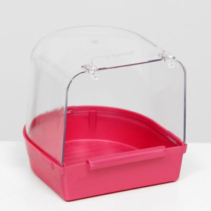 Купалка для птиц, 145 х 136 х 140, рубин перламутр Купалка для птиц, 145 х 136 х 140, рубин перламутр