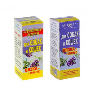 Лечебные травы для собак и кошек "Вязка минус" 50мл Лечебные травы для собак и кошек "Вязка минус" 50мл
