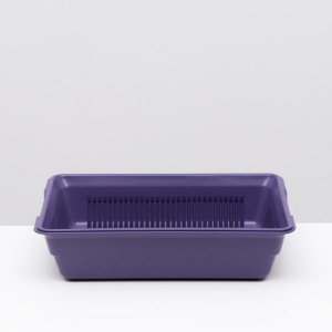 Лоток с сеткой №4, 36 х 25,5 х 9 см фиолетовый Лоток с сеткой №4, 36 х 25,5 х 9 см фиолетовый