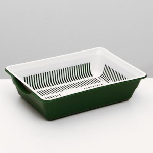 Лоток с сеткой №4, 36 х 25,5 х 9 см, микс цветов Лоток с сеткой №4, 36 х 25,5 х 9 см, микс цветов